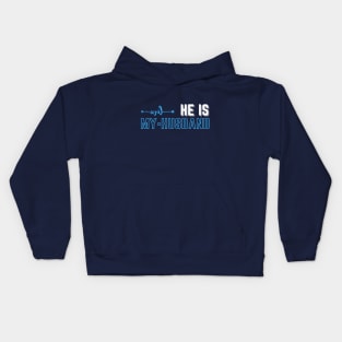 Wife present Kids Hoodie